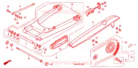BRAS OSCILLANT pour Honda CB 750 NIGHTHAWK de 1999