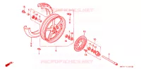 ROUE AVANT pour Honda CB 750 NIGHTHAWK de 1999