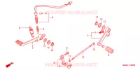SELECTEUR   PEDALE DE FREIN pour Honda CBR 600 F4 de 2002