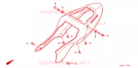 CARENAGES ARRIERE pour Honda CBR 600 F4 de 2002