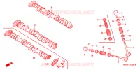 ARBRE A CAMES   SOUPAPE pour Honda CBR 600 F4 de 2000