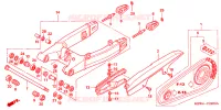 BRAS OSCILLANT pour Honda CBR 600 F4 de 2000