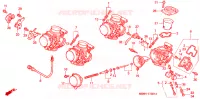 CARBURATEUR pour Honda CBR 600 F4 de 2000