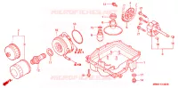 CARTER   POMPE   FILTRE A HUILE pour Honda CBR 600 F4 de 2000