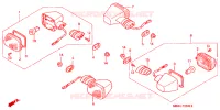 CLIGNOTANT pour Honda CBR 600 F4 de 2000