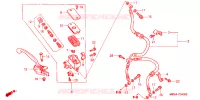 MAITRE CYLINDRE DE FREIN AVANT pour Honda CBR 600 F4 de 2000