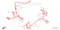 SELECTEUR   PEDALE DE FREIN pour Honda CBR 600 F4 de 2000