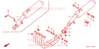 SILENCIEUX D'ECHAPPEMENT pour Honda CBR 600 F4 de 2000