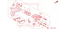 ETRIER DE FREIN ARRIERE pour Honda CBR 600 F4 de 2000