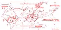 AUTOCOLLANTS pour Honda CBR 600 RR de 2005
