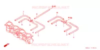 CORPS DE PAPILLON pour Honda CBR 600 RR de 2005