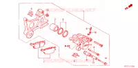 ETRIER DE FREIN ARRIERE pour Honda CBR 600 RR de 2005