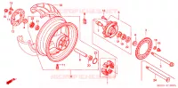 ROUE ARRIERE pour Honda CBR 600 RR de 2005