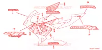 AUTOCOLLANTS pour Honda CBR 600 RR de 2005