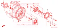 ROUE ARRIERE pour Honda CBR 600 RR de 2005