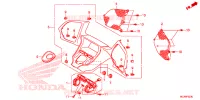 ENTOURAGE DE COMPTEUR pour Honda GL 1800 GOLD WING BASE de 2013