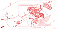 CORPS DE PAPILLON pour Honda GL 1800 GOLD WING NAVI de 2013