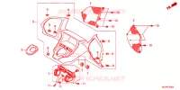 ENTOURAGE DE COMPTEUR pour Honda GL 1800 GOLD WING de 2014