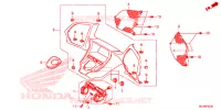ENTOURAGE DE COMPTEUR pour Honda GL 1800 GOLD WING ABS NAVI AIR BAG WHITE de 2015