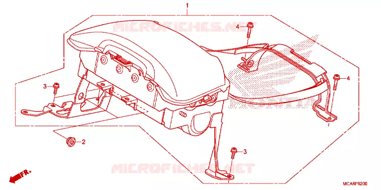 MODULE AIRBAG Honda MOTO 1800 GOLD-WING 2016  GL1800G