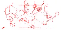 SYSTÈME DE RECYCLAGE DES GAZ pour Honda NX 250 de 1990