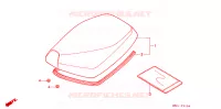 SELLE pour Honda 50 DIO de 1988
