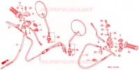 LEVIER DE GUIDON   CABLE   COMMODO pour Honda 50 DIO SPECIAL EDITION de 1989