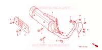 SILENCIEUX D'ECHAPPEMENT pour Honda 50 DIO SPECIAL EDITION de 1989