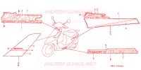 EMBLEME pour Honda 50 DIO SPECIAL EDITION de 1989