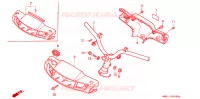 GUIDON   CARENAGE pour Honda 50 DIO SPECIAL EDITION ETHNIC de 1989