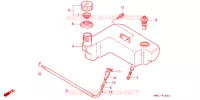 RESERVOIR D'HUILE pour Honda 50 DIO SPECIAL EDITION ETHNIC de 1989
