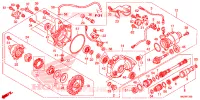 ENGRENAGE FINAL AVANT pour Honda FOURTRAX 500 FOREMAN RUBICON Hydrostatic de 2012