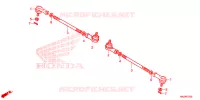 BARRE DE DIRECTION pour Honda FOURTRAX 500 FOREMAN RUBICON Hydrostatic de 2014