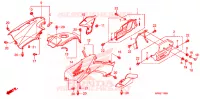 CARENAGE ARRIERE pour Honda FOURTRAX 500 FOREMAN 4X4 Electric Shift de 2011