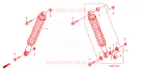 AMORTISSEUR AVANT pour Honda FOURTRAX 500 FOREMAN RUBICON GPS de 2006