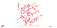 CYLINDRE pour Honda FOURTRAX 500 FOREMAN RUBICON GPS de 2006