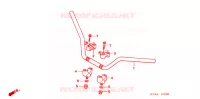 GUIDON pour Honda FOURTRAX 500 FOREMAN RUBICON GPS de 2006