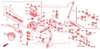 MAITRE CYLINDRE DE FREIN AVANT pour Honda FOURTRAX 500 FOREMAN 4X4 de 2008