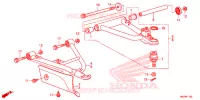 TRIANGLES AVANT pour Honda FOURTRAX 500 FOREMAN RUBICON Power Steering de 2012