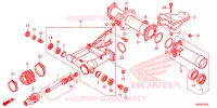 BRAS OSCILLANT pour Honda FOURTRAX 500 FOREMAN RUBICON Power Steering de 2013