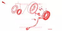 ALTERNATEUR pour Honda FOURTRAX 500 FOREMAN 4X4 Power Steering de 2008
