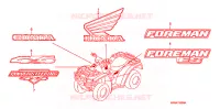 AUTOCOLLANTS pour Honda FOURTRAX 500 FOREMAN 4X4 Power Steering de 2008