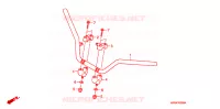 GUIDON pour Honda FOURTRAX 500 FOREMAN 4X4 Power Steering de 2008