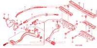 REPOSE PIED   PEDALE pour Honda FOURTRAX 500 FOREMAN 4X4 Power Steering de 2008