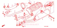 SILENCIEUX D'ECHAPPEMENT pour Honda FOURTRAX 500 FOREMAN 4X4 Power Steering de 2008