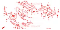 SUPPORT pour Honda FOURTRAX 500 FOREMAN 4X4 Power Steering de 2008