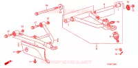TRIANGLES AVANT pour Honda FOURTRAX 500 FOREMAN 4X4 Power Steering de 2008