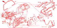 COMPTEUR pour Honda VFR 750 de 1992