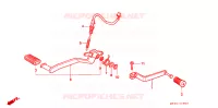 PEDALE pour Honda VFR 750 de 1992