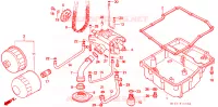 POMPE A HUILE pour Honda VFR 750 de 1992